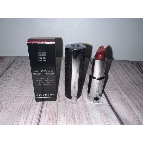 Givenchy Le Rouge Night Noir 02 NIGHT IN RED Lipstick Fall 2019 NEW IN BOX - Picture 1 of 5